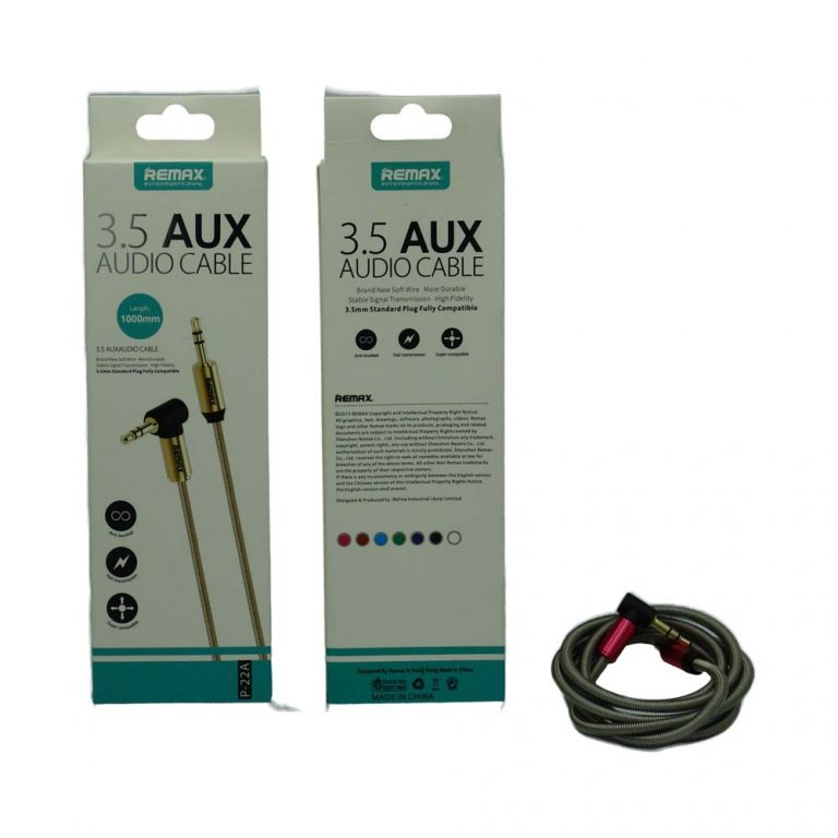 کابل AUX ریمکس مدل P22A کد T-071 طول 1 متر